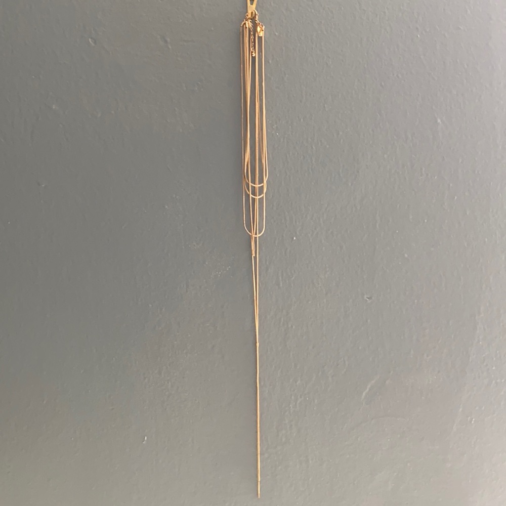 Layered gold necklace